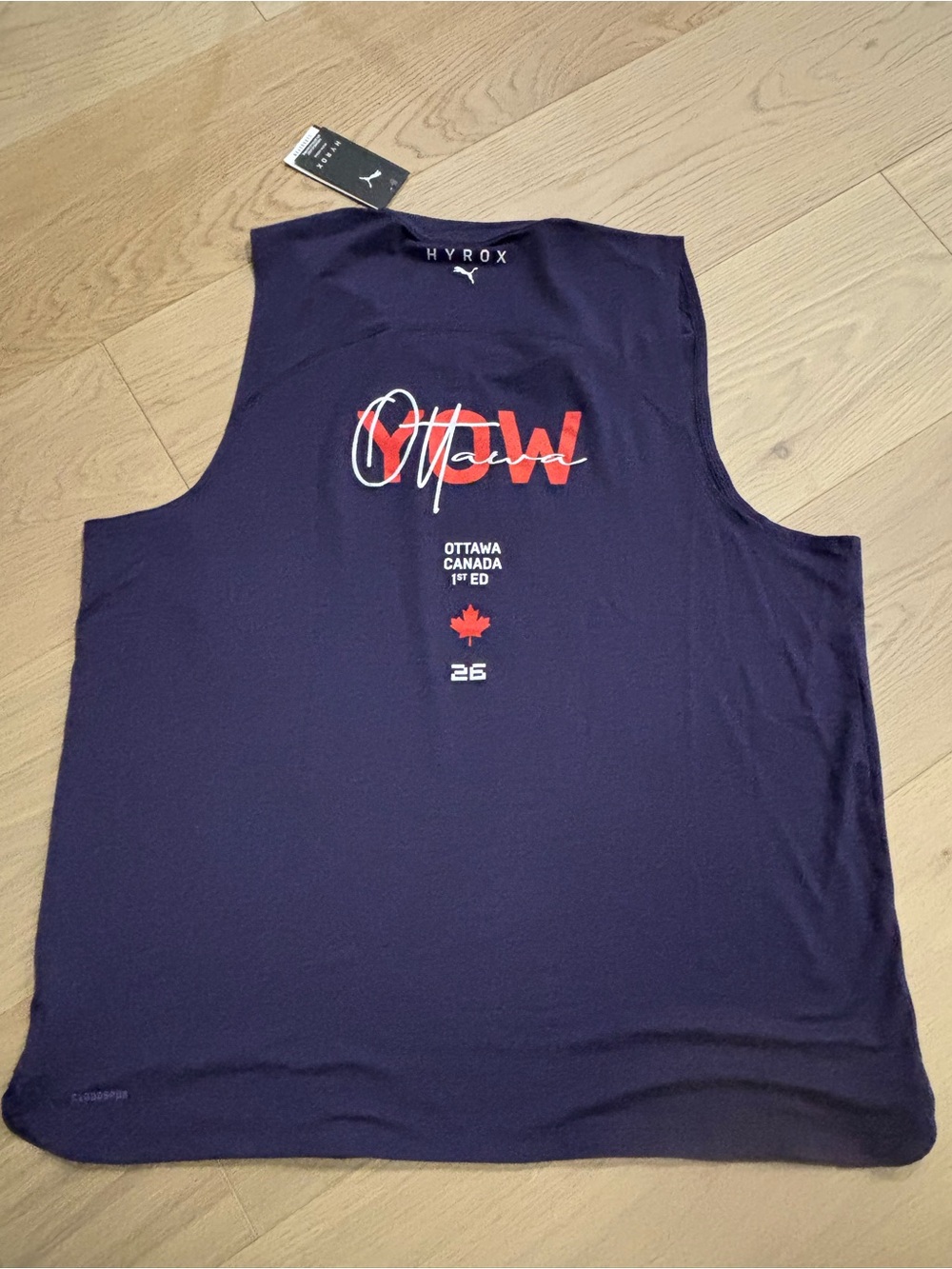 PUMA x Hyrox OTTAWA 2026 Cloudspun City Tank, Men’s Sizes M or XL *NEW WITH TAGS